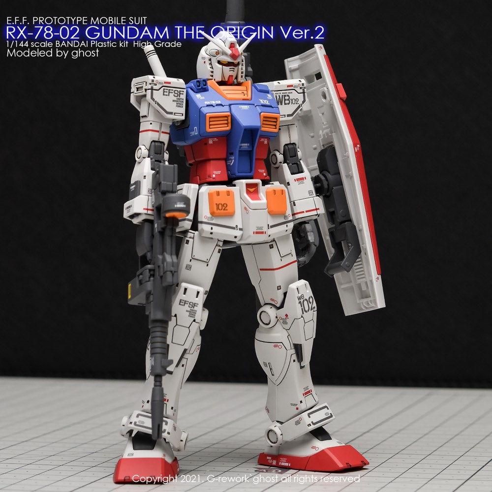 G-REWORK Decal HG Gundam The Origin (Ver 2.0) – GUNDAM PLANET