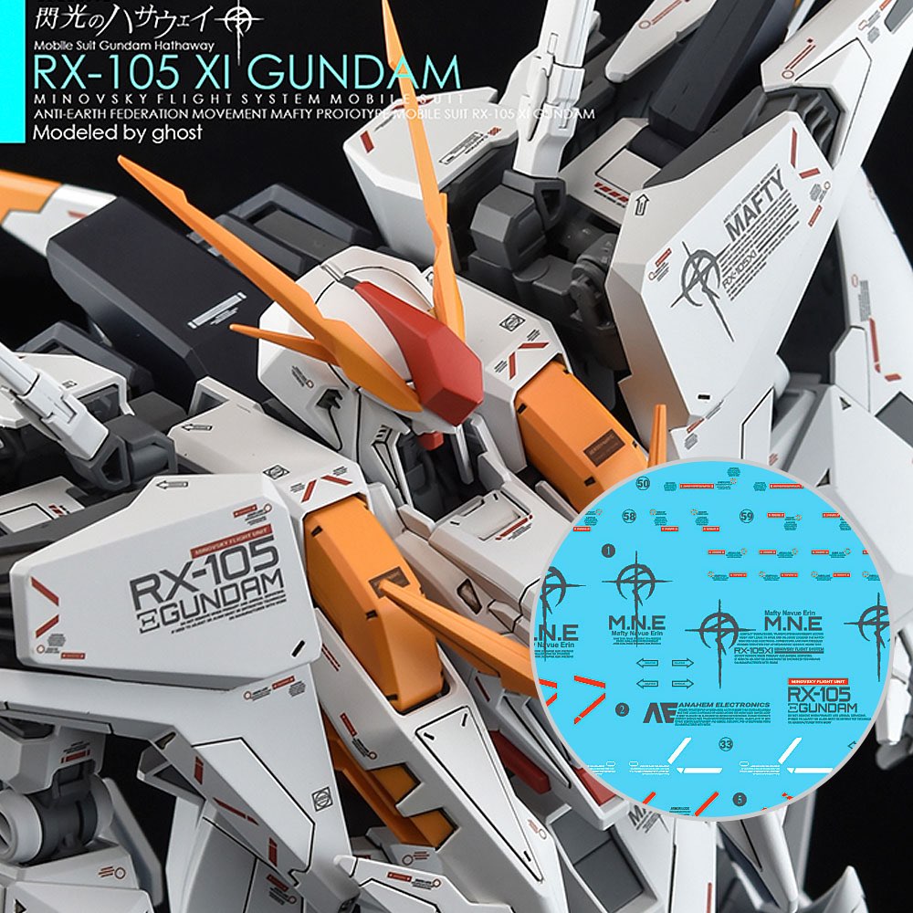 G-REWORK Decal HGUC Xi Gundam Water Decal – GUNDAM PLANET