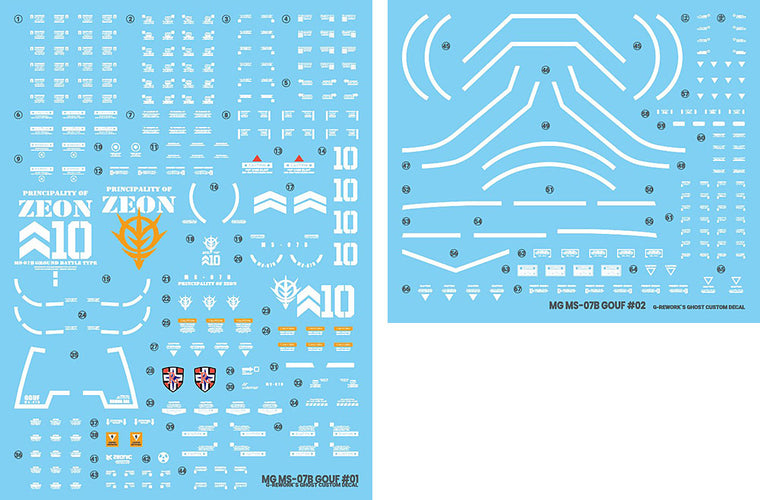 G-REWORK Decal M120 MG Gouf Ver 2.0 - Box image
