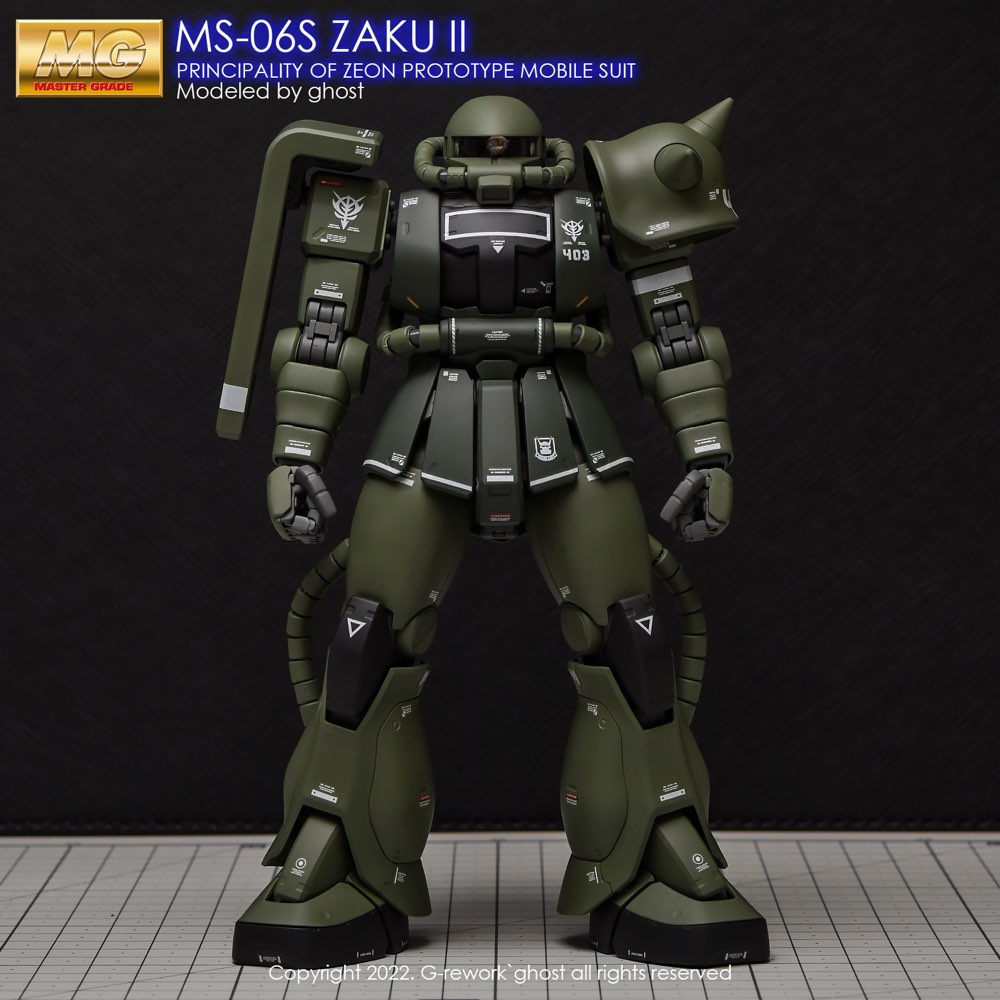 G-REWORK Decal MG MS-06F/J Zaku II Ver 2.0 Water Decal – Gundam Planet