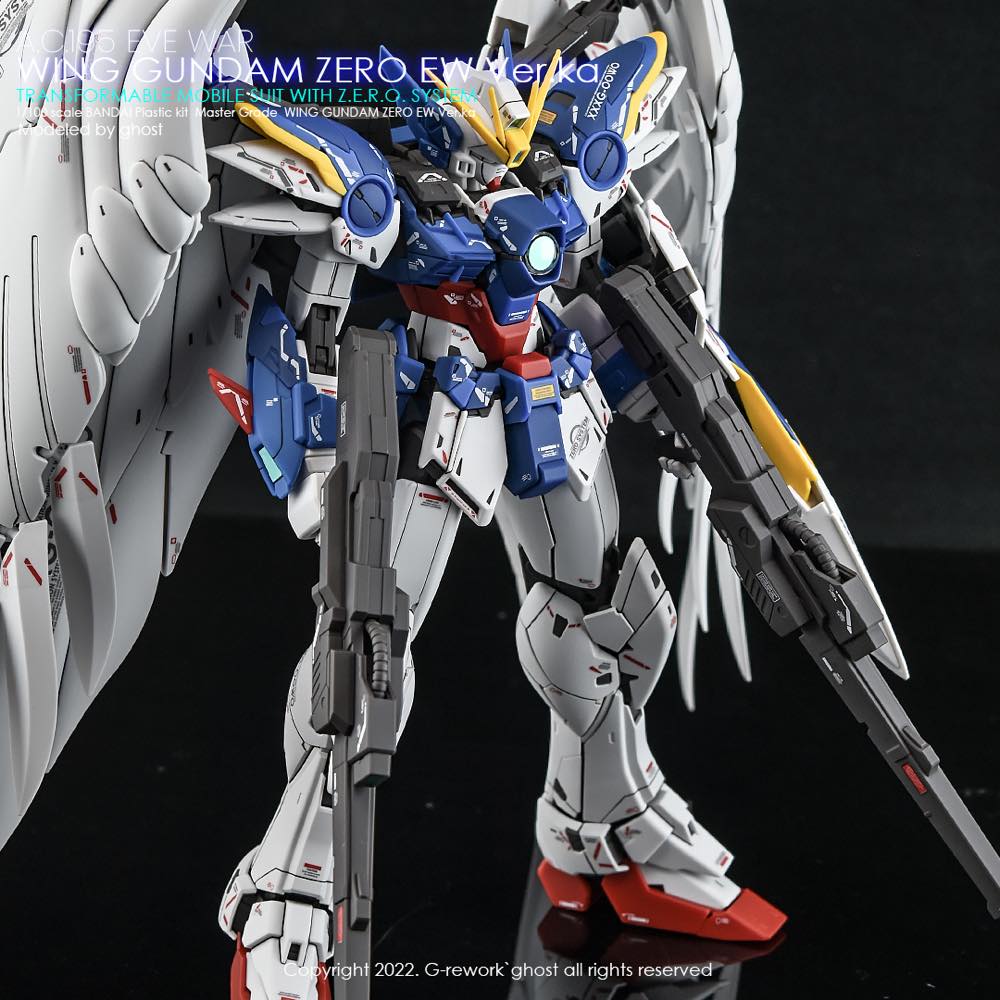 G-REWORK Decal MG Wing Gundam Zero Custom Ver.Ka (Decal v2.0) Water ...