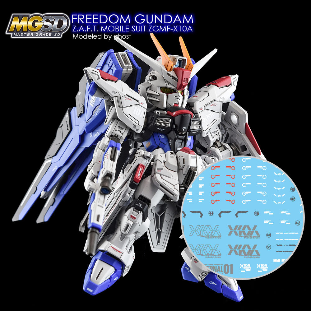 G-REWORK Decal MS01 MGSD Freedom Gundam – Gundam Planet