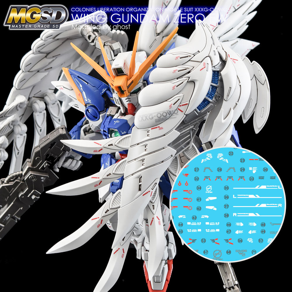 G-REWORK Decal MS03 MGSD Wing Gundam Zero Custom – GUNDAM PLANET