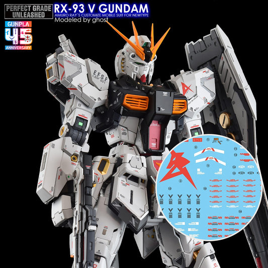 G-REWORK Waterslide Decal P20 PG Unleashed RX-93 Nu Gundam Base, Thumbnail