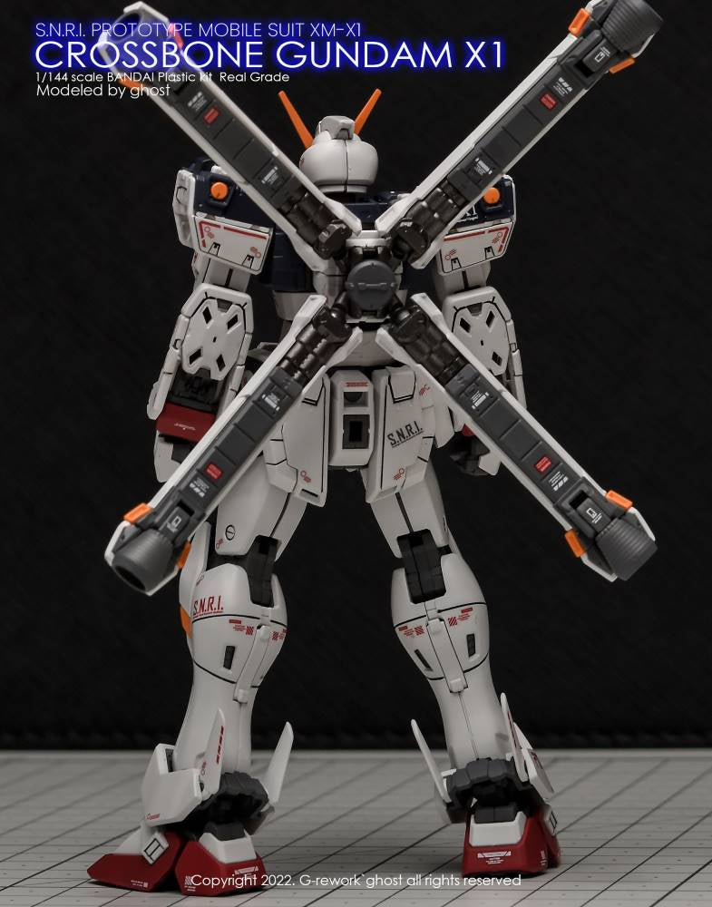Rg Crossbone Inner Frame G-REWORK Decal RG Crossbone Gundam X1 Water Decal – Gundam Planet