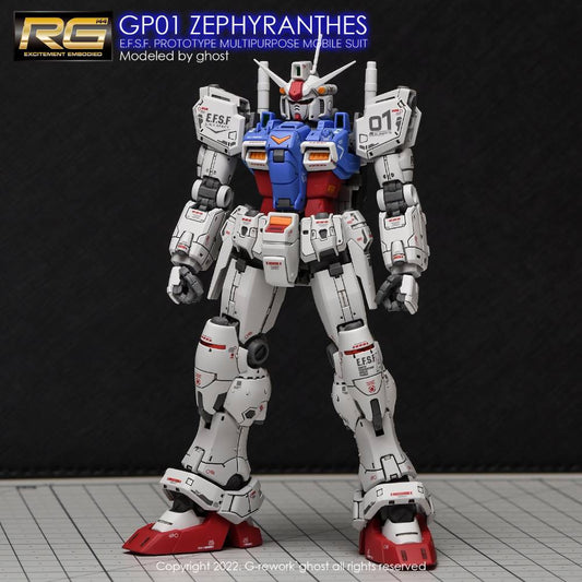 G-REWORK Decal RG12 RG Gundam GP01 Zephyranthes