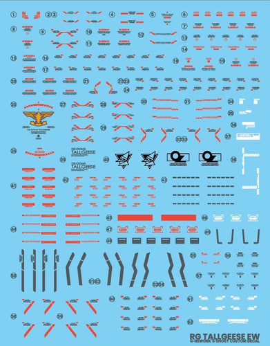G-REWORK Decal RG28 RG Tallgeese - Box image