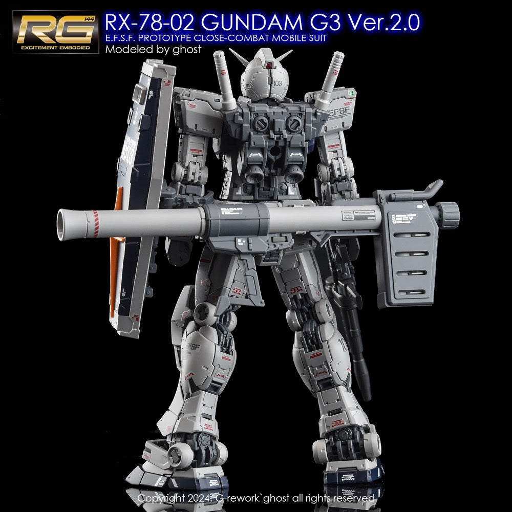 G-REWORK Decal RG40-G3 RG RX-78-2 Gundam G3 Ver 2.0 – Gundam Planet