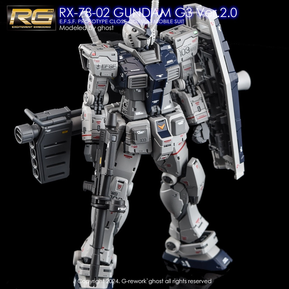 G-REWORK Decal RG40-G3 RG RX-78-2 Gundam G3 Ver 2.0 – Gundam Planet