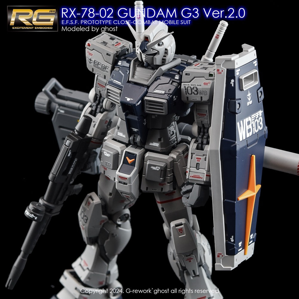 G-REWORK Decal RG40-G3 RG RX-78-2 Gundam G3 Ver 2.0 – Gundam Planet