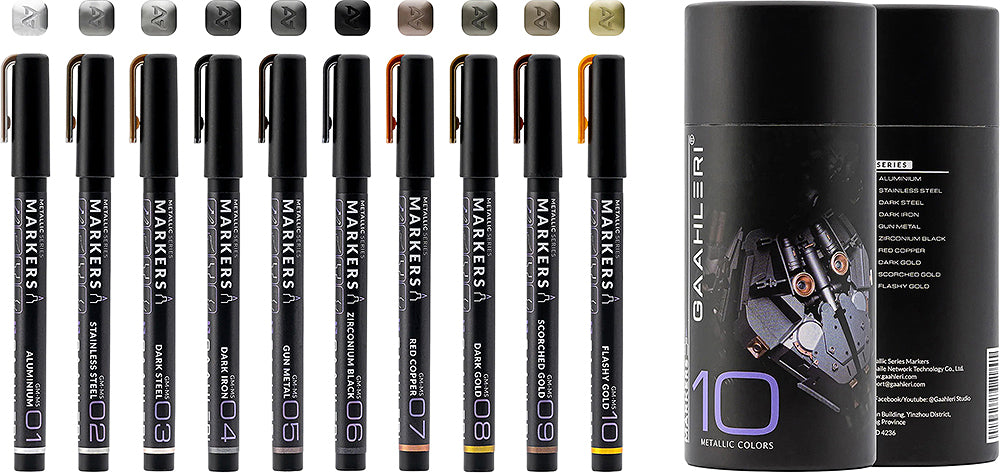 GAAHLERI Metallic Marker Set - Box image
