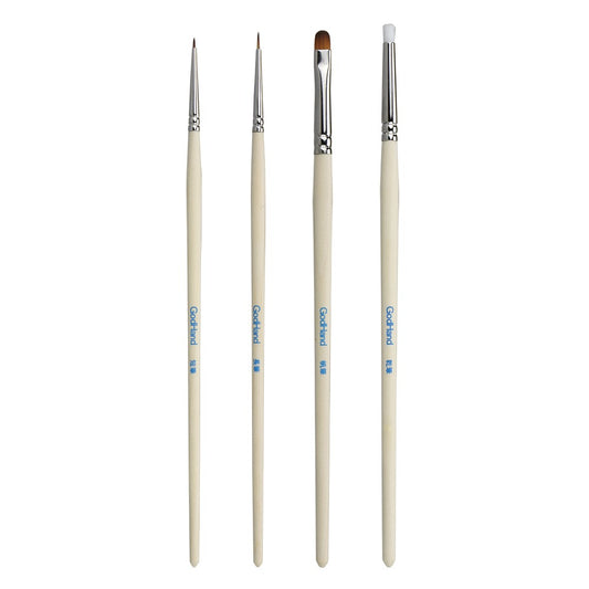 GH-EBRSP-SN-SET Brushwork Semi-PRO 4 Brush Set