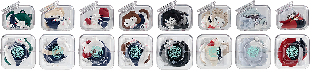 Good Night Heroaca Cats! (8 types / 8 per box) - Box image