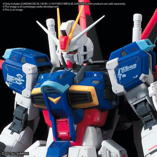 GD-130 RG Force Impulse Gundam Decal