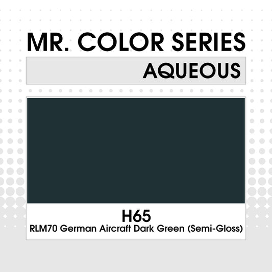 H65 RLM70 German Aircraft Dark Green (Semi-Gloss)