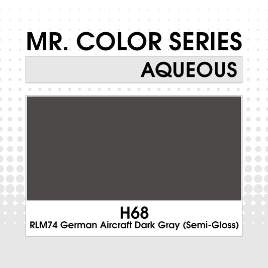 H68 RLM74 German Aircraft Dark Gray (Semi-Gloss)