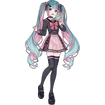 Hatsune Miku Sweet School Life Figure Bitter & Sweet Ver. Base, Thumbnail