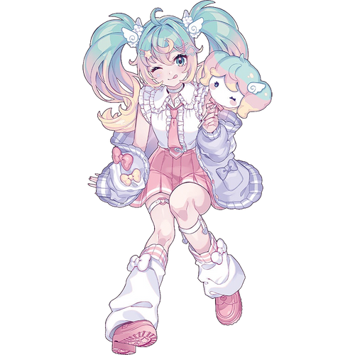 Hatsune Miku Sweet School Life Figure Pastel Ver. - Box image