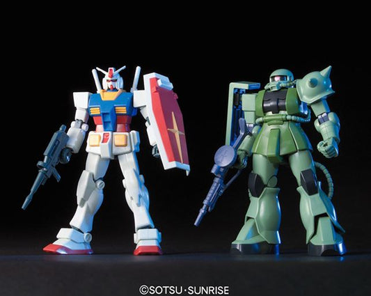 HGUC Gunpla Starter Set: Gundam Vs. Zaku II