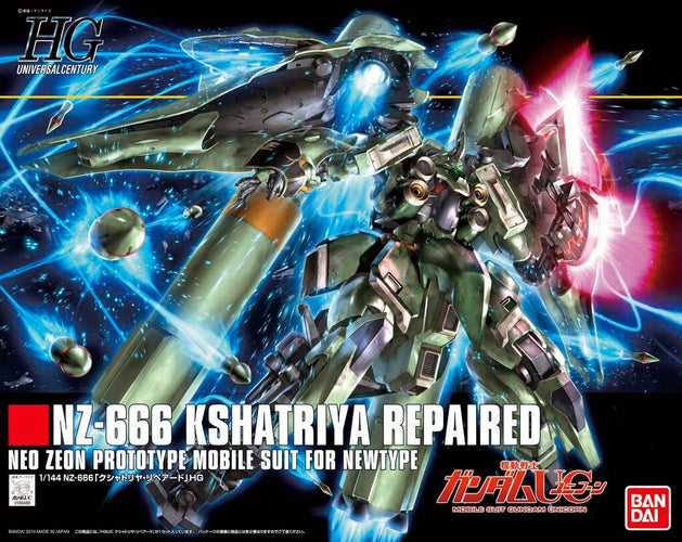 HGUC NZ-666 Kshatriya Repaired - Box image