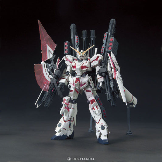 HGUC RX-0 Full Armor Unicorn Gundam (Destroy Mode) Red Color Ver.