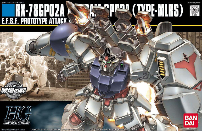 HGUC RX-78GP02 Gundam GP02 Type MLRS - Box image