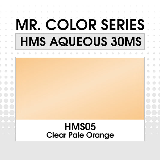 HMS05 Clear Pale Orange