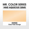 HMS05 Clear Pale Orange 