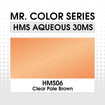 HMS06 Clear Pale Brown 