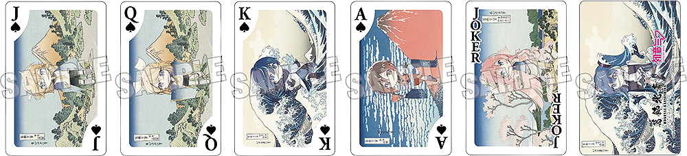 Hokusai Katsushika x Hatsune Miku by Rella Playing Cards Mini Character Ver. - Box image