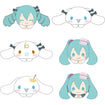 Hug Character Collection Hatsune Miku x Cinnamoroll Plush Keychain (6 Types / 6 Per Box) Thumbnail, Base