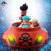 Ichibansho Figure Son Goku & Bulma & Krillin [Vs Red Ribbon Army] (Dragon Ball) 