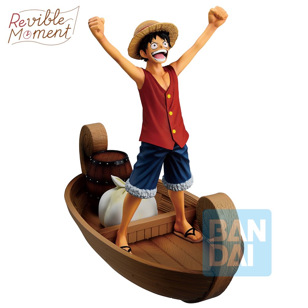Ichibansho Revible Moment Figure Monkey D. Luffy I'm Going To Become The King Of The Pirates!!!! (Memories Of Adventure and The Shipping Route The Future) (One Piece)