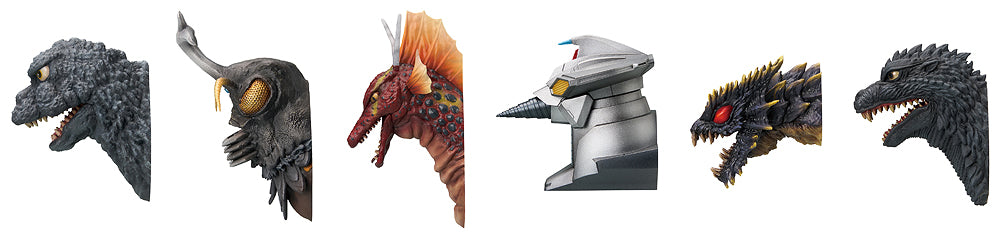 Ichibansho Zakka Godzilla Monster Head Magnet [The Biography of The Most Terrifying Monster King] (6 types / 6 per box) - Box image