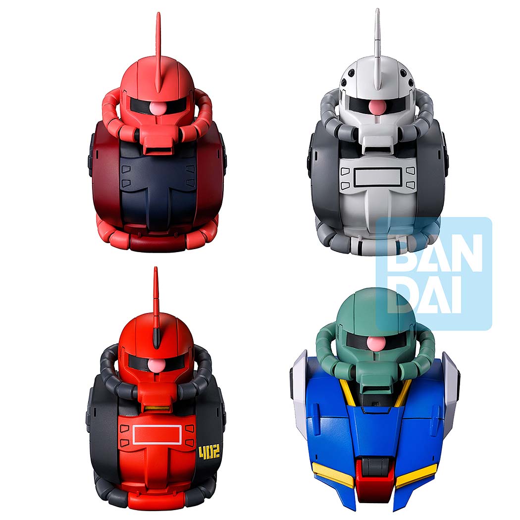 Ichibansho Zakka Zaku Head Magnet [Universal Century Interlude] (box of 4)