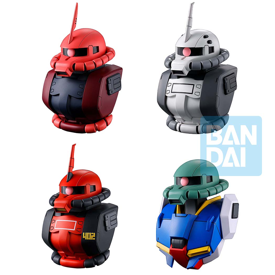 Ichibansho Zakka Zaku Head Magnet [Universal Century Interlude] (box of 4)