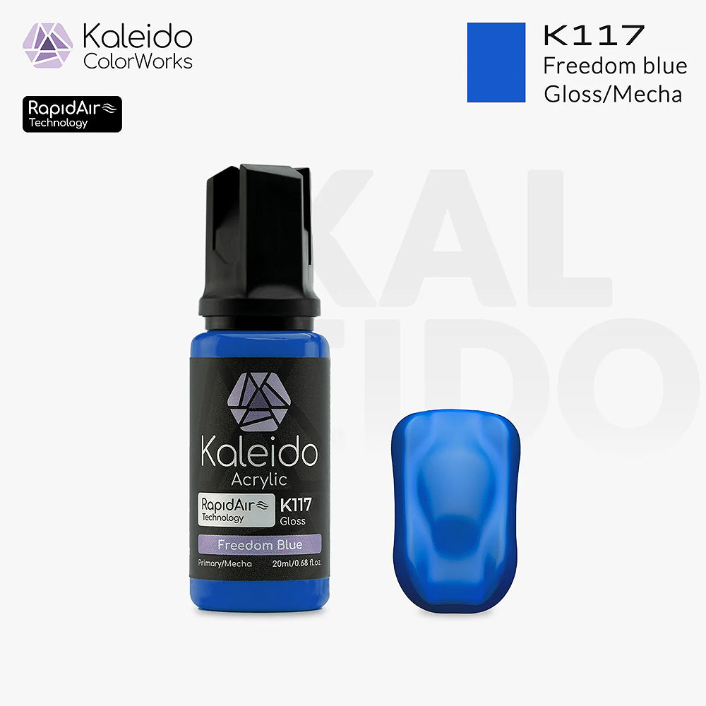 K117 Freedom Blue (Gloss) | Kaleido ColorWorks Mecha Color Paints ...