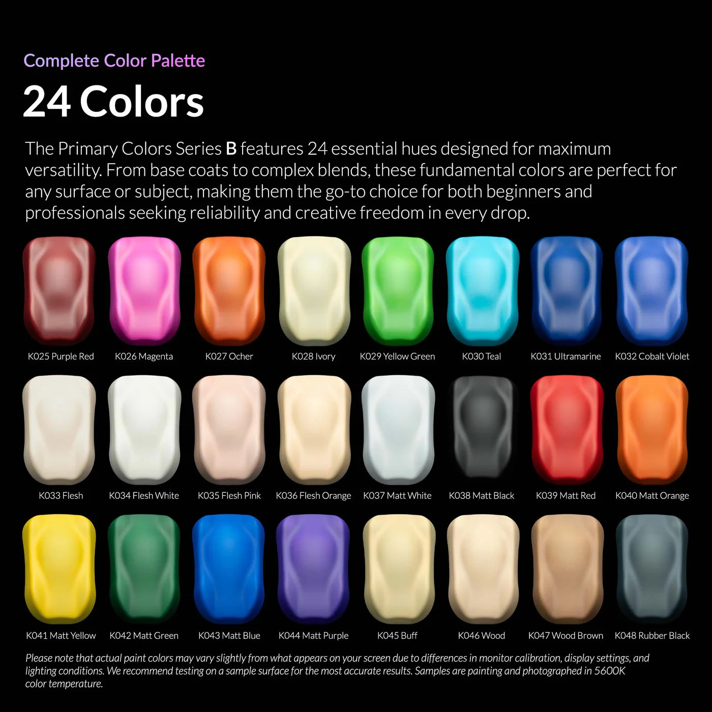 Kaleido ColorWorks 24 Color Primary Set B Acrylic