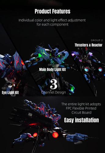 KOSMOS LED Set for MG Gundam Vidar - Box image