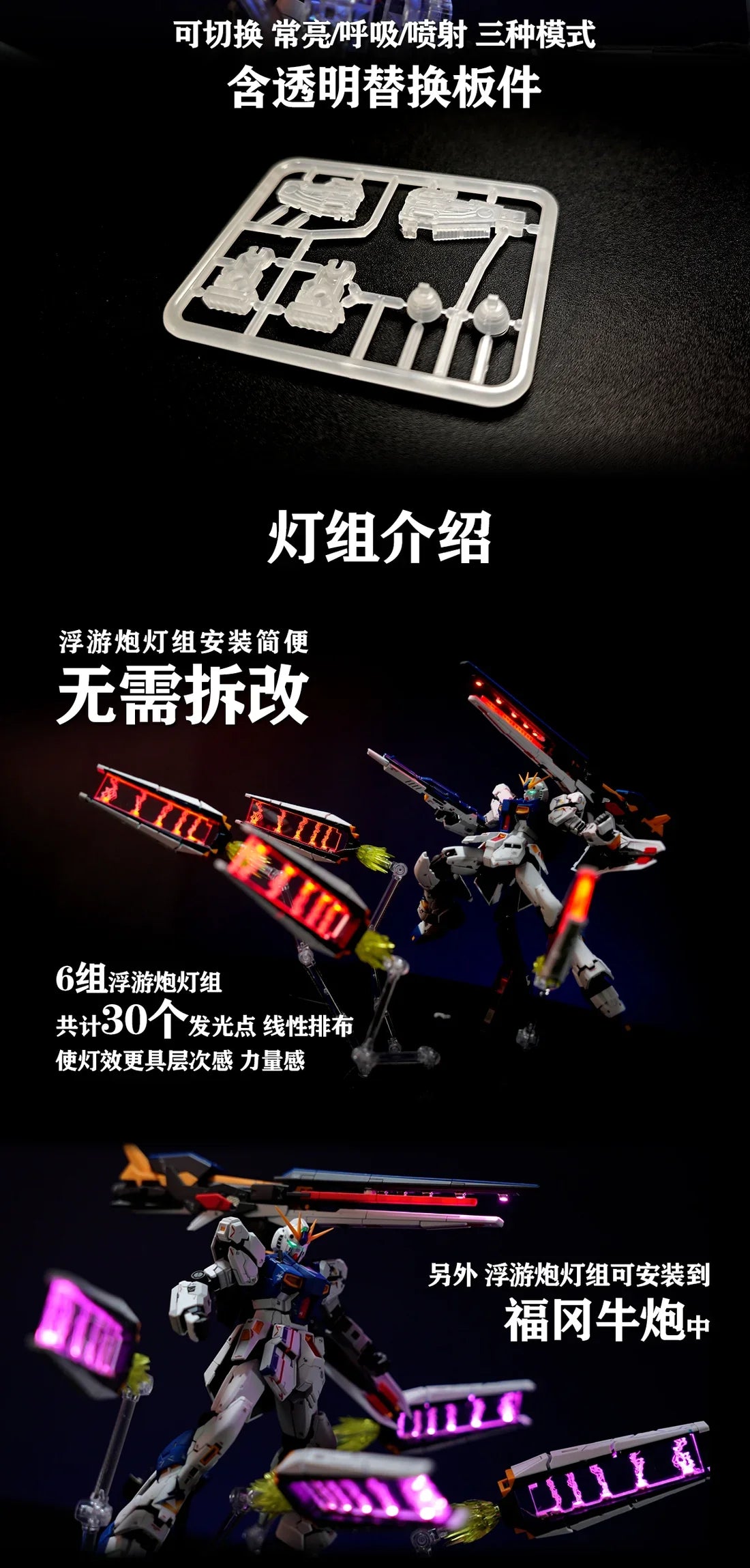 KOSMOS LED Set for RG Nu Gundam
