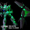KOSMOS RGB LED Set for PG Unicorn Gundam Final Battle (Body & 3 x Shield) Base, Thumbnail
