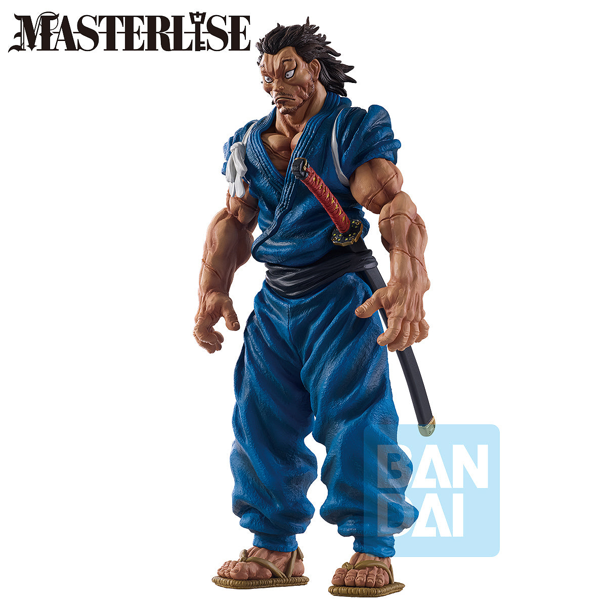 Masterlise Ichibansho Figure Musashi Miyamoto (Giant Heartbeat) (Baki)