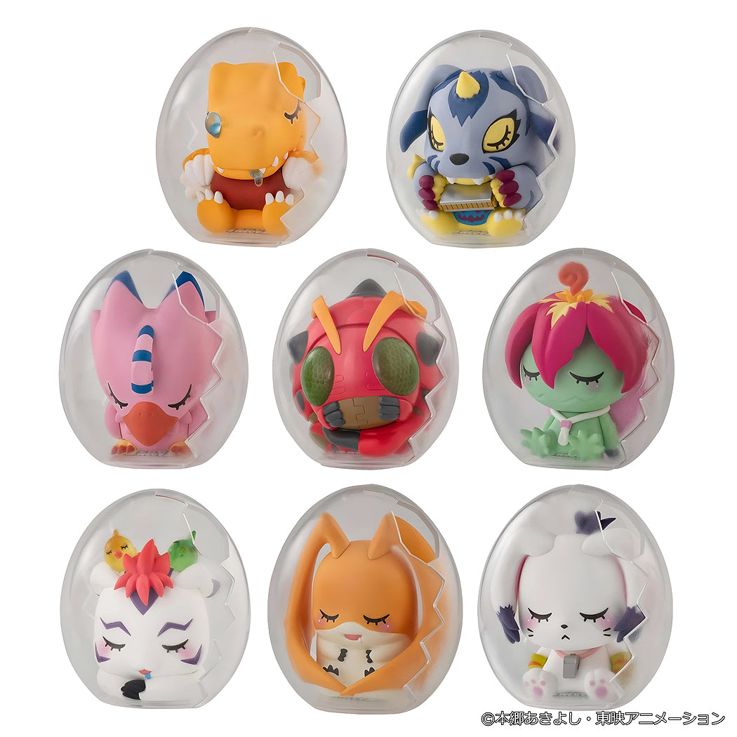 MEGA EGG FIGURE Digimon Adventure Good Night Digicolle! (8 types / 8 per box)