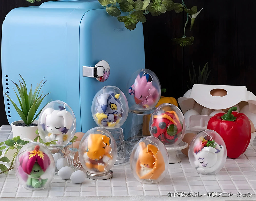 MEGA EGG FIGURE Digimon Adventure Good Night Digicolle! (8 types / 8 per box)