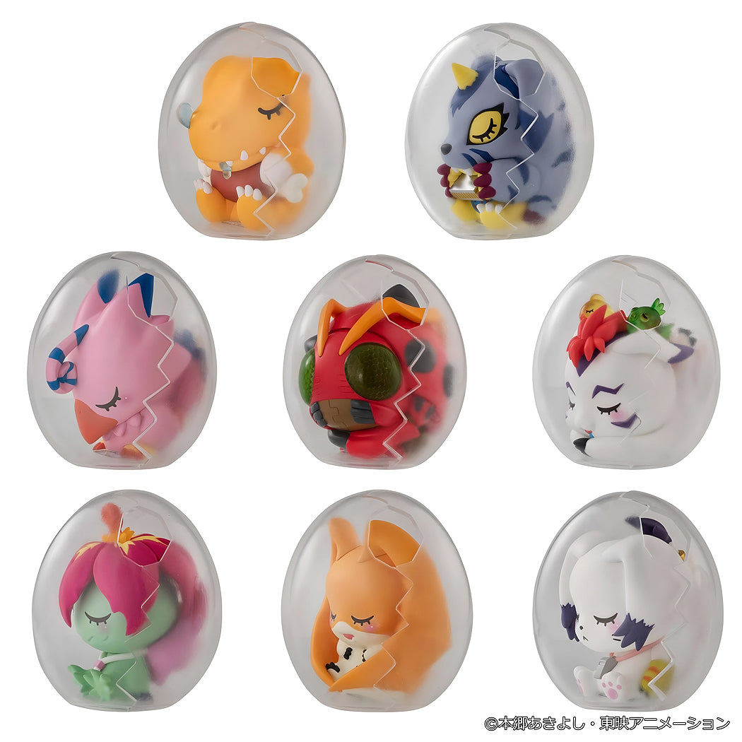 MEGA EGG FIGURE Digimon Adventure Good Night Digicolle! (8 types / 8 per box)