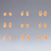 Megami Device MSG 09 Hand Set Skin Color E Base, Thumbnail