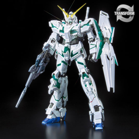 MG RX-0 Unicorn Gundam (Red & Green Frame) Titanium Finish