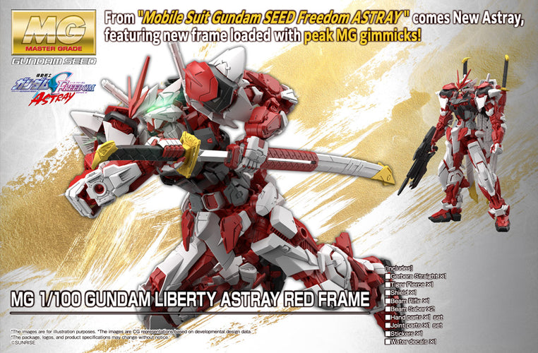 MG MWF-JG001 Liberty Astray Red Frame - Box image