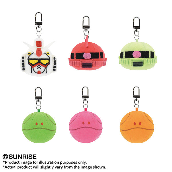 MiniMini ChibiNui Mascot Plush: Gundam (6 types / 8 per box)