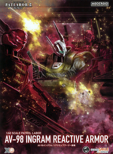 MODEROID AV-98 Ingram Reactive Armor (Mobile Police Patlabor) - Box image